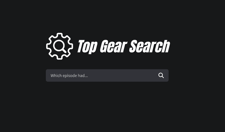 Top Gear Search
